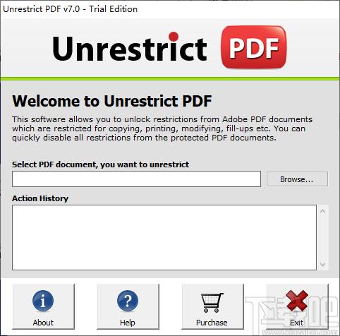 Unrestrict PDF下载,PDF密码删除软件,PDF软件,密码删除